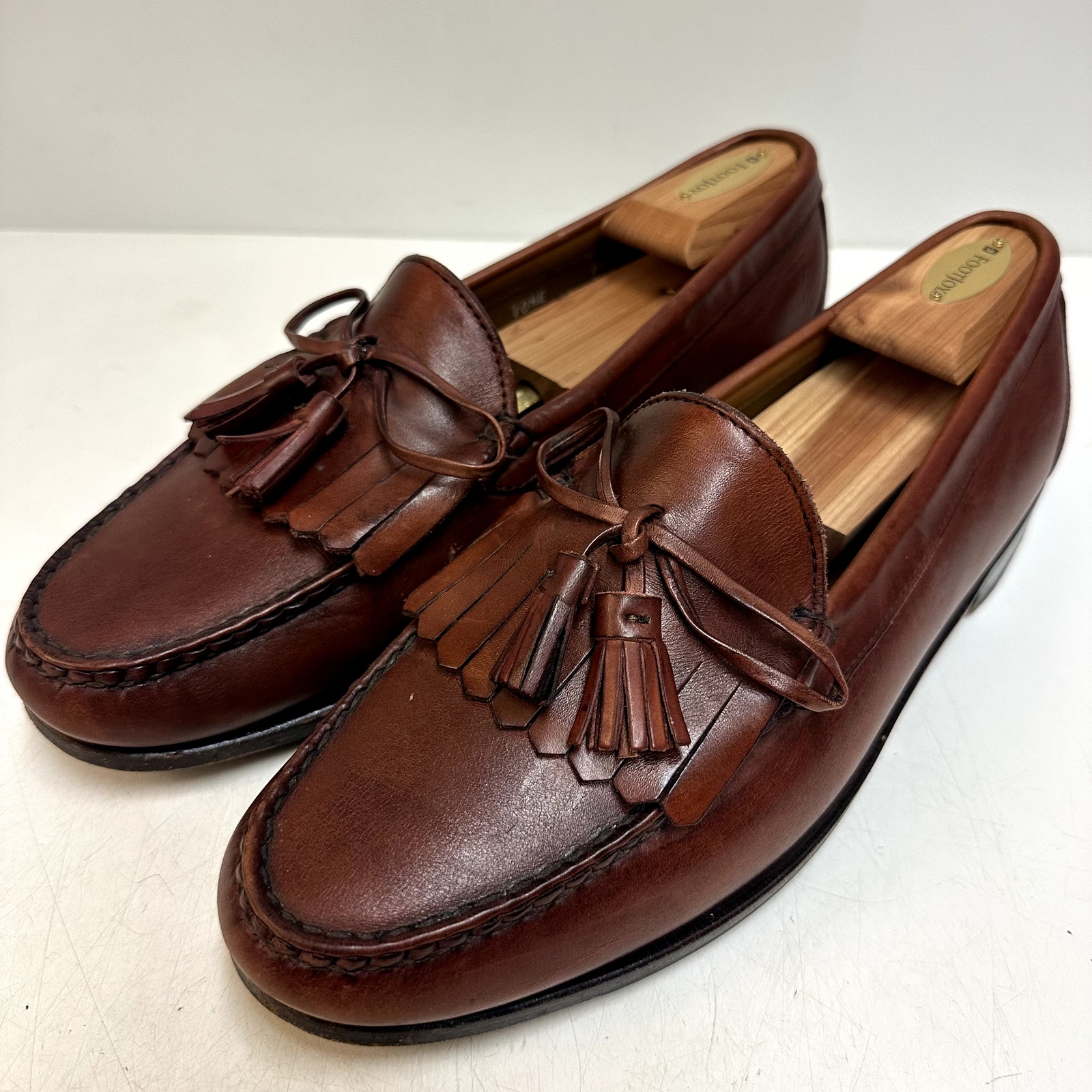 Euc Rancourt & Co. X Footjoy Tassel Loafer Kiltie Made In Maine Usa 10.5 E Wide